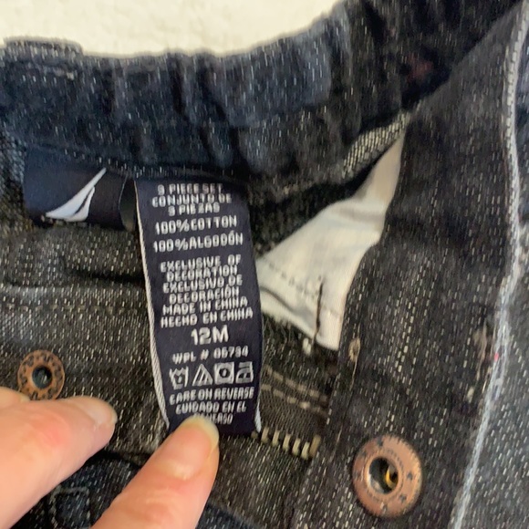 NWOT NAUTICA 3 PIECE SET SIZE 12 MONTHS - Picture 8 of 14